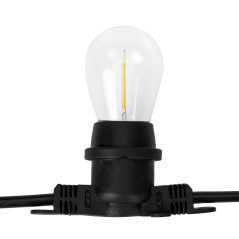 Girlang 20m + 22 filamentlampor