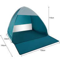 Strandtält 200x150x110cm Trizand 23479