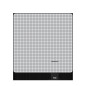 Picknickfilt med isolering 200x200 cm TEESA - grå rutig