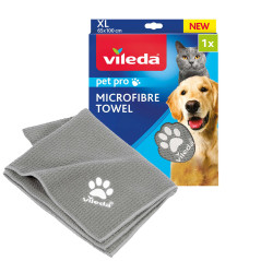 Handduk i mikrofiber XL, Vileda, Pet Pro | HandlaSmidigt.se