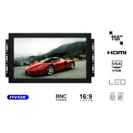 Monitor öppen ram ips led 12 tum med VGA HDMI BNC AV-ingång.
