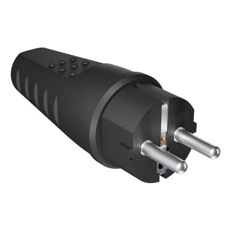 98-155- Plugg wt-54 pr rak svart tät gummiförsegling