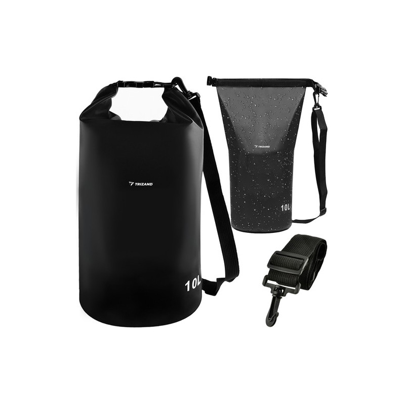 Vattentät påse 10L svart 23565