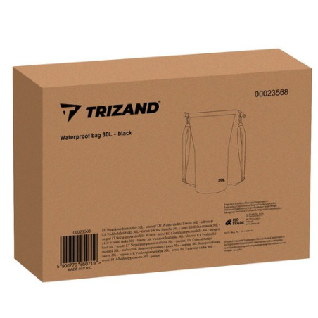 Vattentät påse 30L svart 23568