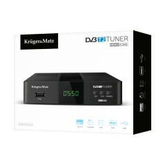 Tuner DVB-T2 H.265 HEVC Kruger&Matz

Tuner DVB-T2 H.265 HEVC Kruger&Matz
