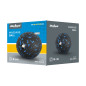Massageboll 8 cm, svart-blå färg, EPP-material, REBEL ACTIVE