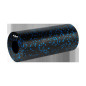 Massage roller, slät skumrulle 14x33cm, svart-blå färg, EPP-material, REBEL ACTIVE