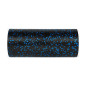 Massage roller, slät skumrulle 14x33cm, svart-blå färg, EPP-material, REBEL ACTIVE