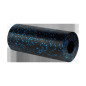 Massage roller, slät skumrulle 14x33cm, svart-blå färg, EPP-material, REBEL ACTIVE