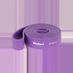 Set med TPE-träningsgummiband - Power Band PTs-1, 4-55 kg, 5 TPE-gummiband, REBEL ACTIVE