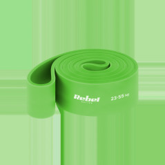 Set med TPE-träningsgummiband - Power Band PTs-1, 4-55 kg, 5 TPE-gummiband, REBEL ACTIVE