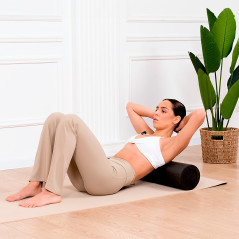 Massage rulle, roller 15x60cm, svart färg, material EPP, REBEL ACTIVE