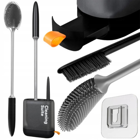 DA189 Toalettborste med silikonborst