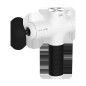 Massagepistol TEESA RELAX GUN MG60, 8 munstycken, vit