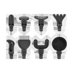 Massagepistol TEESA RELAX GUN MG60, 8 munstycken, vit