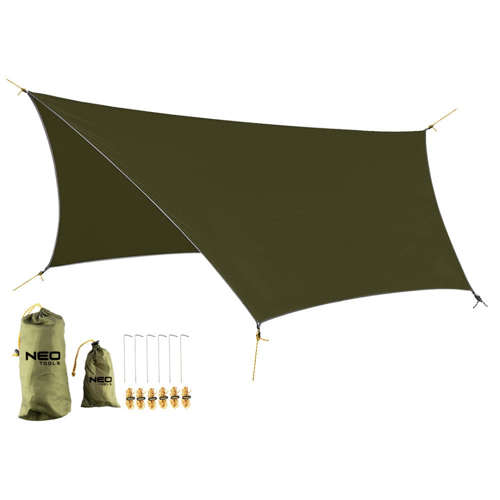 Vattentät presenning 360 x 290 cm 210T PU3000