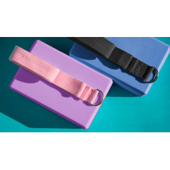 Yogarem, träningsband, svart, REBEL ACTIVE.