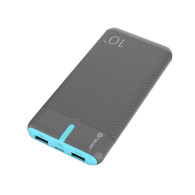 Power bank TRACER EnerGo 10000mAh grå/blå