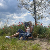 Fällbar campingstol Trizand 23923