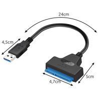 Adapter USB till SATA 3.0 Izoxis 23603