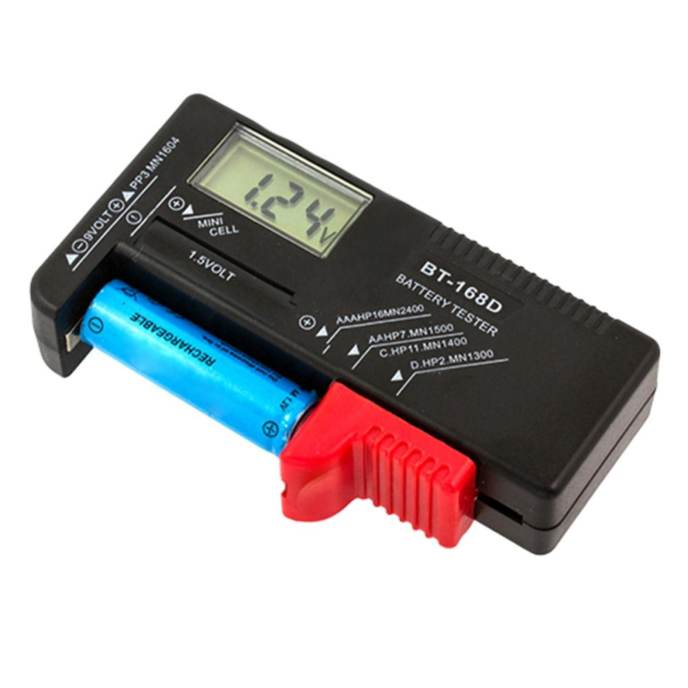 AG372A Digital batteritestare för aa, aaa 9v