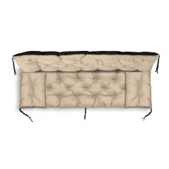 TRÄDGÅRDSSÄTT 100x60x50CM + 2 KUDDAR 42X42 CM BEIGE | HandlaSmidigt.se