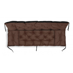 TRÄDGÅRDSSET 120x60x50CM + 2 KUDDAR 42X42 CM BRUN | HandlaSmidigt.se