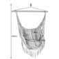 Hängmatta - grå brasiliansk stol Gardlov 23671