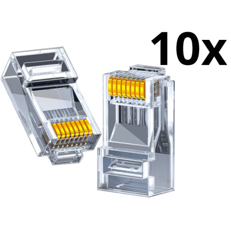 93-385- Telefonkontakt 8p8c (rj45) 10 stycken