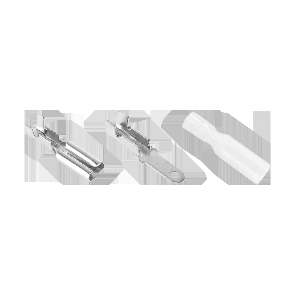 Zestaw konektorów 2,8mm+koszulki 200szt.E5938 Zestaw konektorów 2,8mm+koszulki 200szt.E5938