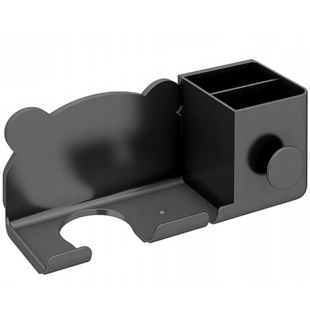 DA233 Väggfäste för hårtork svart