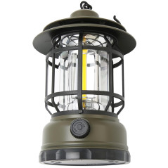 ZD133 Campinglampa med uppladdningsbart batteri, LED, COB och USB.