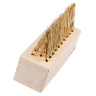 Szczotka druciana do kostki brukowej ze skrobakiem