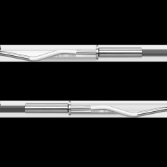 Olympisk skivstång 50 mm med lager, olympisk skivstång 120 cm 9 kg med lager REBEL ACTIVE. | HandlaSmidigt.se