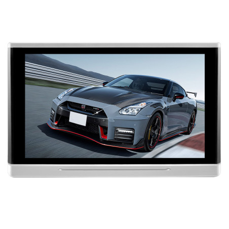 Bilskärmsmonitor för bil med LED-huvudstöd 12 tum HD USB SD FM WiFi 12V