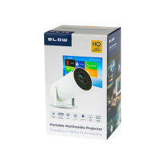 79-700- Bärbar projektor med Android TV HD Cinema White | HandlaSmidigt.se