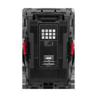Aktiv högtalarkolumn (med 2 trådlösa UHF-mikrofoner, SD, Bluetooth, FM, USB, LED) 60 Watt
