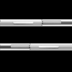 Olympisk skivstång 50 mm med lager, olympisk stång med lager 120 cm 9 kg REBEL ACTIVE. | HandlaSmidigt.se