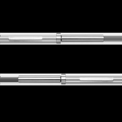 Olympisk skivstång 50 mm med lager, olympisk skivstång med lager 150 cm 12,5 kg REBEL ACTIVE. | HandlaSmidigt.se