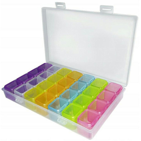 AG979B Tillbehörsbehållare för diamantsöm broderi