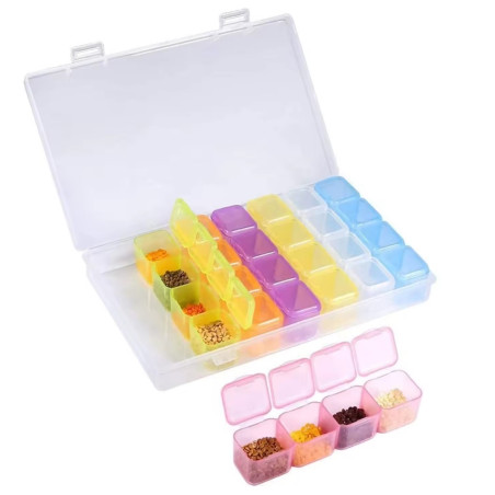 AG979B Tillbehörsbehållare för diamantsöm broderi