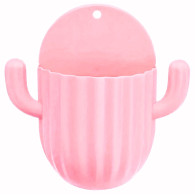 DA129A Organizer för tandborstar och penslar i rosa färg.