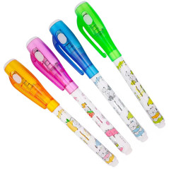 DA186 Spionpenna osynlig med UV-ficklampa