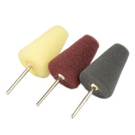 Svampkuddar poleringspads mini set för konisk polering koniska 3 delar amio-03715