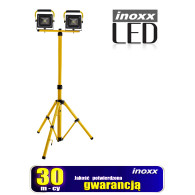Strålkastare med LED-belysning 50W x2 + teleskopstativ 160cm