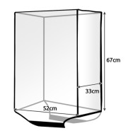 Bagagefodral genomskinlig Trizand 23922