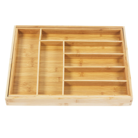 Utdragbar bambu bestickorganisatör GreenBlue, 325-500x430x45mm, GB379 | HandlaSmidigt.se