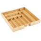 Utdragbar bambu bestickorganisatör GreenBlue, 325-500x430x45mm, GB379