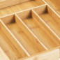 Utdragbar bambu bestickorganisatör GreenBlue, 325-500x430x45mm, GB379