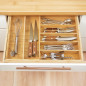 Utdragbar bambu bestickorganisatör GreenBlue, 325-500x430x45mm, GB379